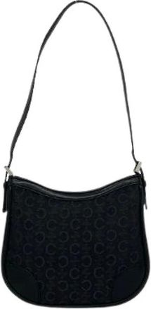Celine Pre-owned Shoulder Bags, female, Black, Size: ONE SIZE Pre-owned C Macadam Leather Canvas Shoulder Bag