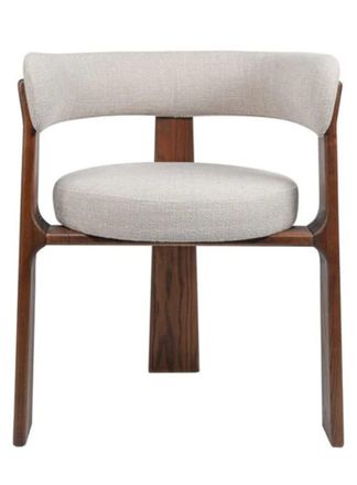 Vintahome Silla de comedor con apoyabrazos madera fresno moncayo