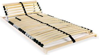 vidaXL Vidaxl - Rete a Doghe 7 Zone senza Materasso con 28 Doghe 90x200 cm