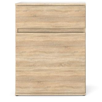 OEM C&oacute;moda Roble Sonoma Con Cajonera 60cm Moderno Sal&oacute;n Dormitorio Sin Tiradores