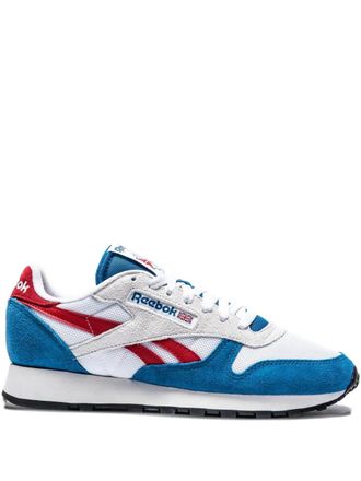 Reebok Classic Leather White trainers - men - Fabric/Rubber/Calf Suede/Fabric - 7