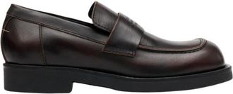 Maison Margiela Mocassino - Dames - Loafers - Bruin - 37 EU - Leer - Schoenen