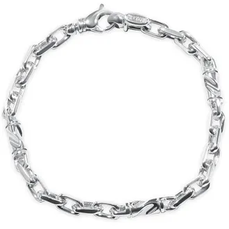Pompeii3 Mens Designer Link 14k Gold (26gram) or Platinum (42gram) 5mm Bracelet 8.5