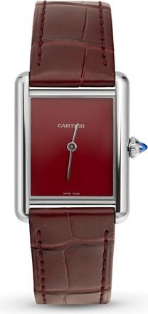 Cartier Pre-owned Cartier Tank Must Quartz Red Dial Ladies Watch 4323