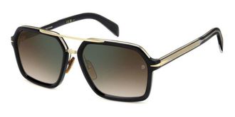 David Beckham DB 7128/S 2M2/QY Mens Sunglasses Black Size 58