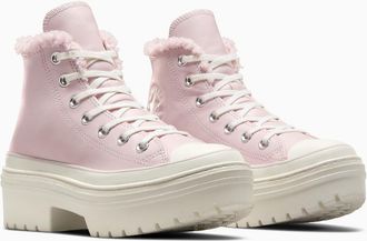 Converse Sneakers in leer All Star Lugged Heel Cozy Essentials