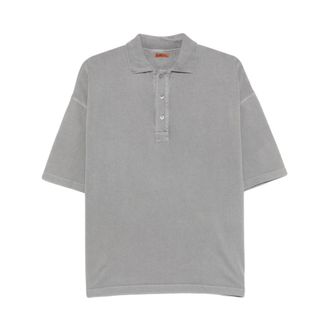 Barena Polo Shirts, male, Gray, Size: M Polo Mezza Manica Con Colletto