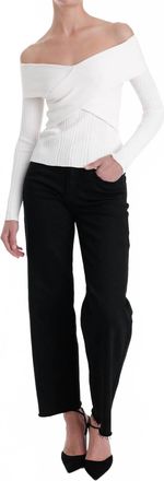 Karina Grimaldi Blair Knit Top In Ivory