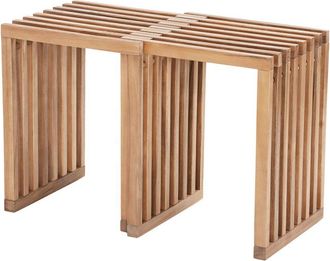 Zuo Set Of 2 Riviera Extendable Stools