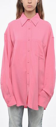 Stella McCartney Camicia A Tinta Unita Drop Shoulder Fit Stella McCartney