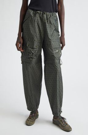 Cecilie Bahnsen x The North Face Water Repellent Cargo Pants in Forest Night Green at Nordstrom, Size Xx-Small