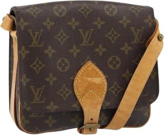 Louis Vuitton Pre-owned Cross Body Bags, female, Brown, Size: ONE SIZE Pre-owned Canvas Crossbody Bag
