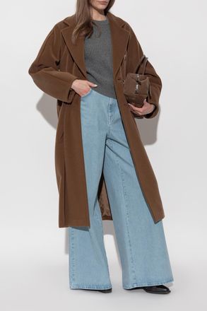 Max Mara Wool Coat Madame, Womens, Brown