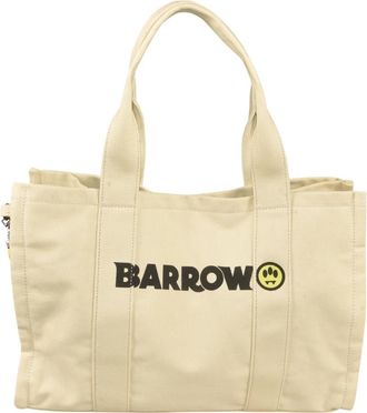 Barrow Witte Stijlvolle Tassen - Heren - Shoppers - Beige - ONE Size - Tassen