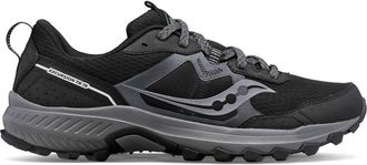 Saucony Mens Excursion Tr16 Trail Runners Shoe In Black/charcoal