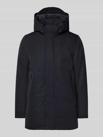 Ecoalf Jacke mit Kapuze in Black, Gr&ouml;&szlig;e M