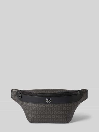HUGO BOSS Bauchtasche mit Label-Applikation Modell QUANTIC_M_BUMBAG in BLACK, Gr&ouml;&szlig;e 1