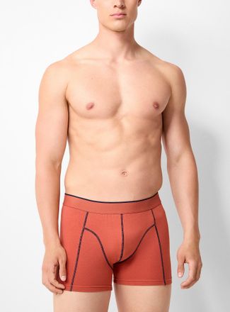 Le 31 Mens 3 contrast-seam trunk Organic cotton
