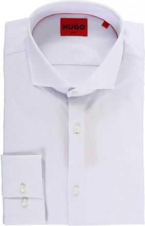 HUGO BOSS Formal Shirt - Heren - Zakelijke Overhemden - Wit - 3XL - Overhemden