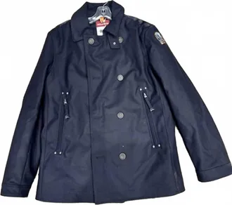 Parajumpers Mens Lindon Peacoat In Pencil