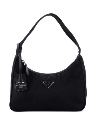 Prada Re-Edition 2000 Tessuto Mini hobo bag - Zwart