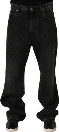 Dolce & Gabbana Jeans - Heren - Loose Fit Jeans - Grijs - M - Jeans