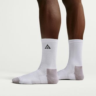 Nike Unisex Nike ACG Everyday Elevated Crew Socks (1 Pair) in Grey | IH8647-025