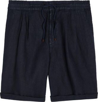 Brunello Cucinelli Bermuda Linen Shorts - Navy - 52 (IT52 / XL)