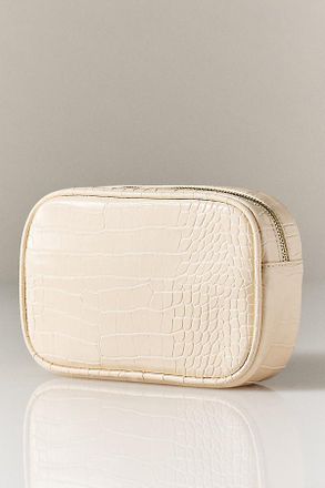 Frasier Sterling Croc Medium Pouch
