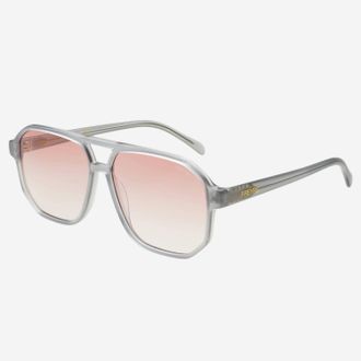 Freyrs Eyewear Unisex - Billie Aviator Sunglasses In Gray /pink