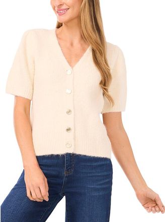 CeCe by Cynthia Steffe Cece Puff Hairy Wool-Blend Cardigan