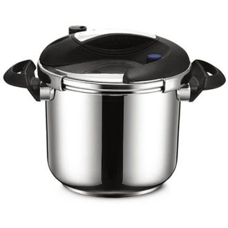 Maestri Maestro Mr-2901 Olla A Presi&oacute;n 6 Litros Plata Y Negra