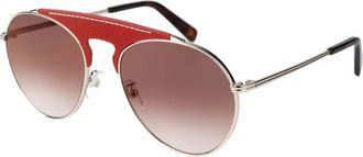Loewe Brown Gradient Pilot Unisex Sunglasses LW40005U 33G 56