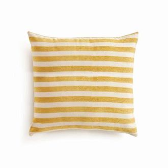 Napa Home & Garden Grant Square Indoor-Outdoor Pillow 20 in Yellow at Nordstrom, Size 20X20