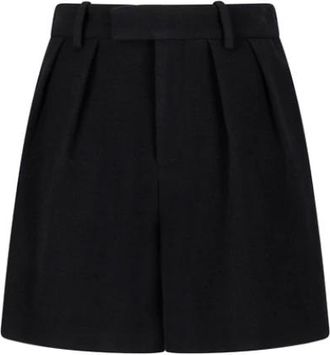 Gucci Casual Shorts, female, Black, 2XS, Wool Jersey Shorts