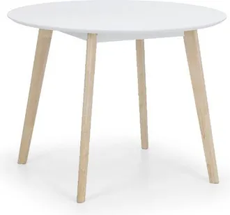 Julian Bowen Casa Round Dining Table 1m White - Julian Bowen | TJ Hughes