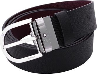 Montblanc Horseshoe Buckle 35 Reversible Leather Belt