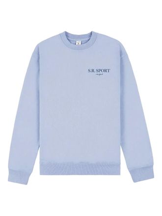 Sporty & Rich Katoenen sweater - Blauw