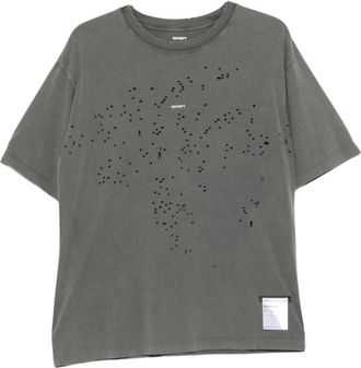 SATISFY Hombre, Camisetas, Gris, Talla: M