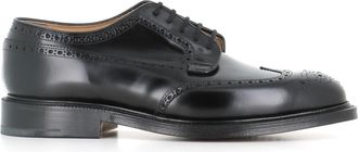 Churchs Grafton 173 Derby Brogue - Heren - Veterschoenen - Zwart - 42 EU - Leer - Schoenen