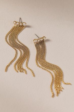Nadri Cleo Fringe Drop Earrings