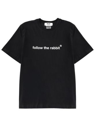 Msgm Follow The Rabbit T Shirt