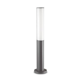 Netlighting Etere LED 1 Light Outdoor Bollard Light Anthracite IP44 in Black