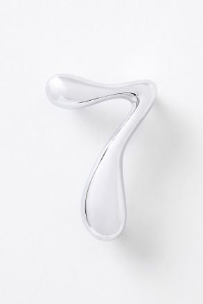 Anthropologie Bubble Polished Chrome House Numbers
