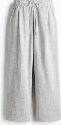 H&M Sweatpants mit Bundfalten - Grau