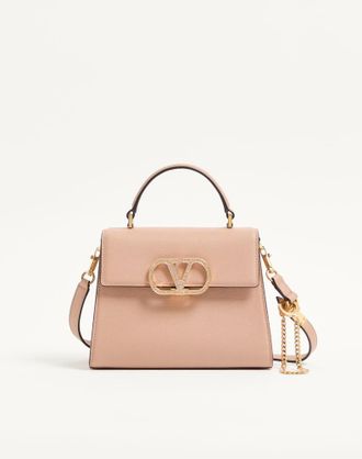 Valentino Garavani Borsa A Mano Piccola Vsling Con Logo Gioiello Donna ROSE CANNELLE UNI