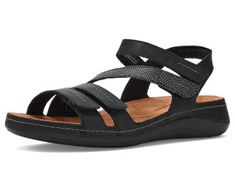 Clarks Cecily Mix Womens Sandals Black Combi Leather : 7.5 A - Narrow