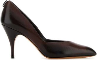 Miu Miu Brown Leather Heels