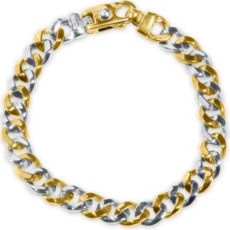 Pompeii3 Mens Cuban Link 14k Gold (37gram) or Platinum (59gram) 9mm Bracelet 8.25