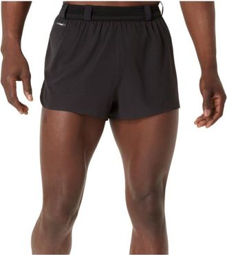 Asics Metarun Split Short Laufshorts f&uuml;r Herren | braun